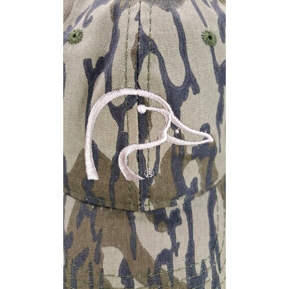 Ducks Unlimited Baseball Cap Mossy Oak Bottomland Camo Strapback Adjustable New - Picture 2 of 9